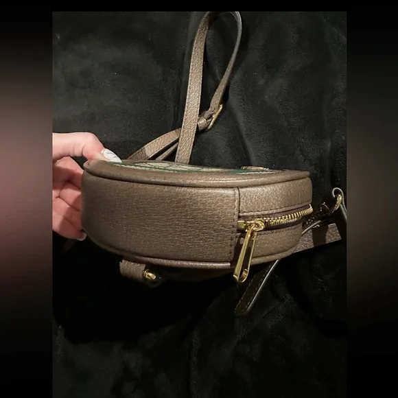 ORIGINAL GG SUPREME CANVAS OPHIDIA ROUND BACKPACK MINI - Picture 2 of 9